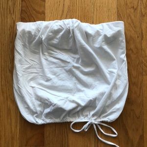 JUICY COUTURE white tube top with side tie